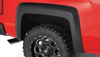 81-91 Chevy Blazer/R20 Rear 2pc Extend-A-Fender Flares Black Smooth Finish – Bushwacker Flares