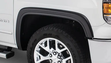 99-02 Chevy/GMC Silverado/Sierra 1500/1500HD/2500HD/3500 Front 2pc OE Style Fender Flares Black Smooth Finish – Bushwacker Flares