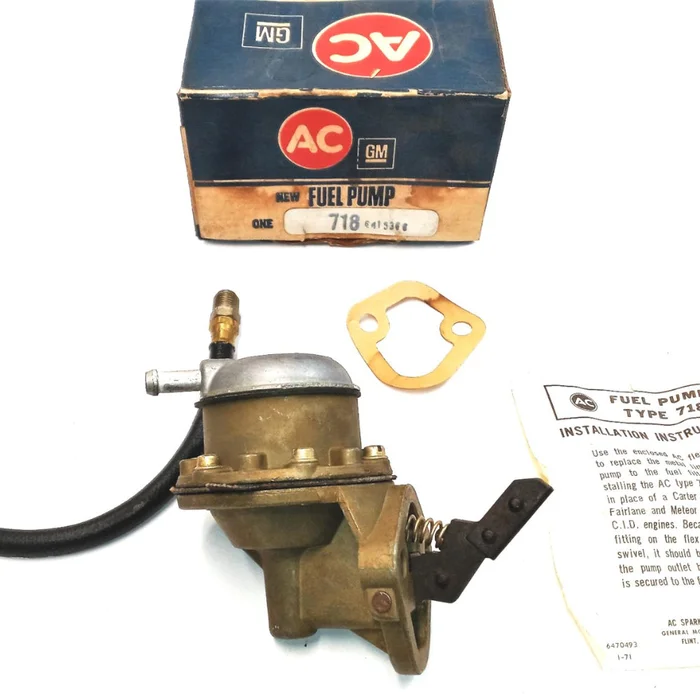 AC Fuel Pump Type 718 Vintage NOS