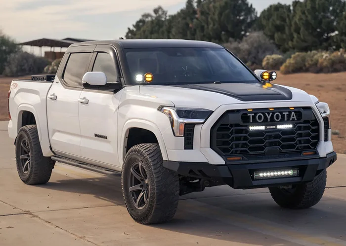 Addictive Desert Designs Black Label Front Bumper: 22-25 Tundra – F760305080103