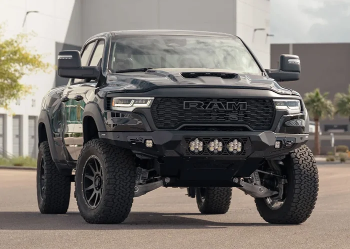 Addictive Desert Designs Bomber Front Bumper (Baja): '25 RAM RHO – F630014100103