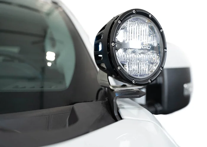 Addictive Desert Designs Ditch Light Brackets: 23-25 Super Duty – AC8101801NA