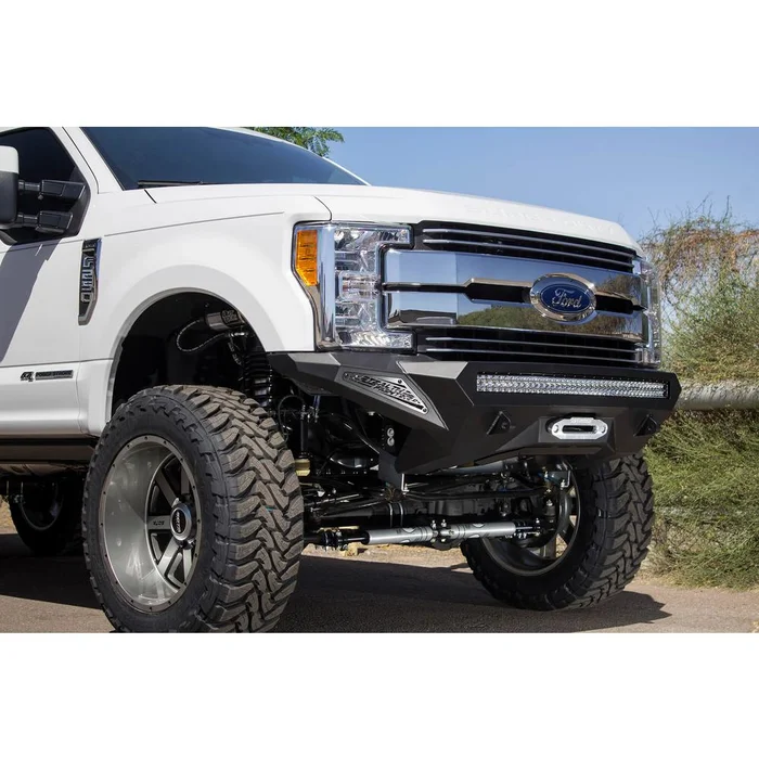 Addictive Desert Designs Stealth Fighter Winch Front Bumper: 17-22 Super Duty – F161202860103