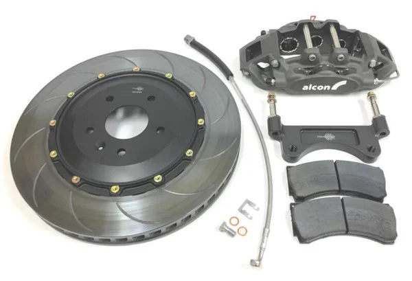 Alcon Chevrolet Corvette C7 (Aftermarket Wheels) 4 Piston 375x28mm Rear Street Kit – Anodized – BRK.200518