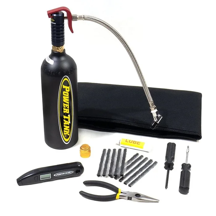 All-in-One Pro-Series Tire Repair Kit w/ CO2 Air Source – PTM-0126 – Power Tank