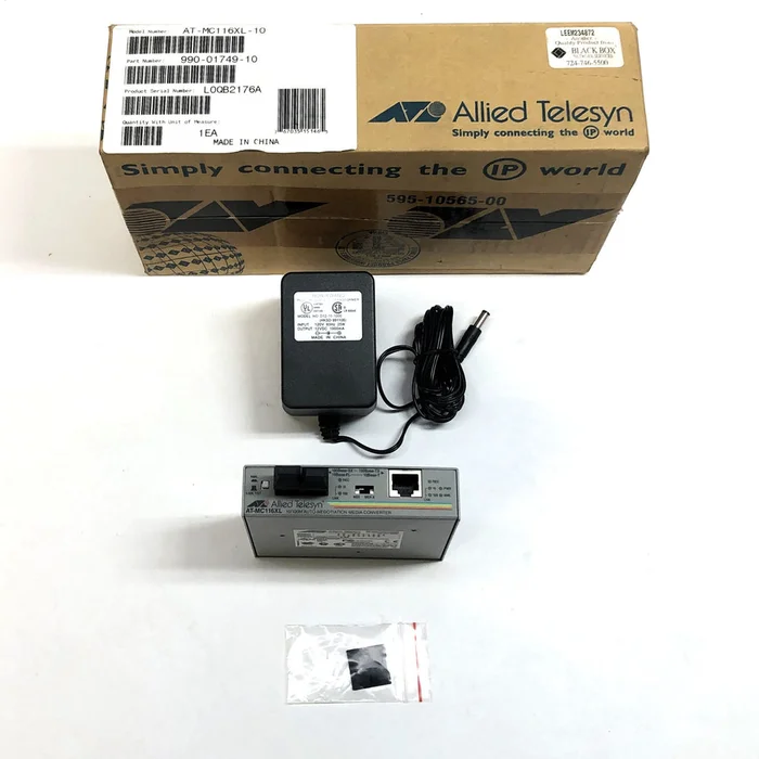 Allied Telesyn Auto-Negotiation Media Converter AT-MC116XL (990-01749-10) NOS
