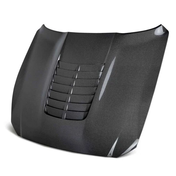 Anderson Composites 15-20 Ford Mustang Shelby GT350/GT350R Type GT5 Double Sided Carbon Fiber Hood – AC-HD15FDMU350-GT5-DS