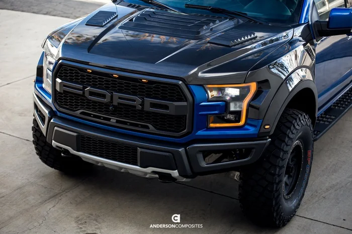 Anderson Composites Gen 2 Raptor Type-OE Carbon Fiber Hood