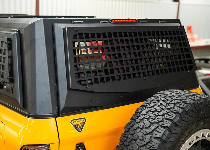 Armadillo Designs Hardtop Exterior Rear Window Security Molle