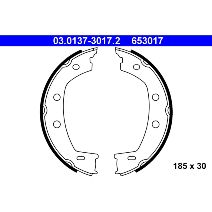 ATE 653017 – Parking Brake Shoe