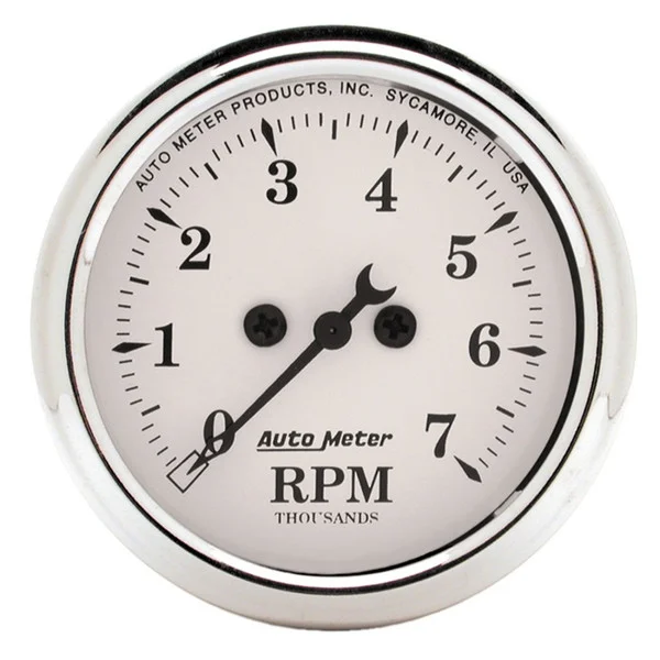 Autometer 2 1/16 inch 7000rpm Old Tyme Tachometer (52.4mm) – 1694