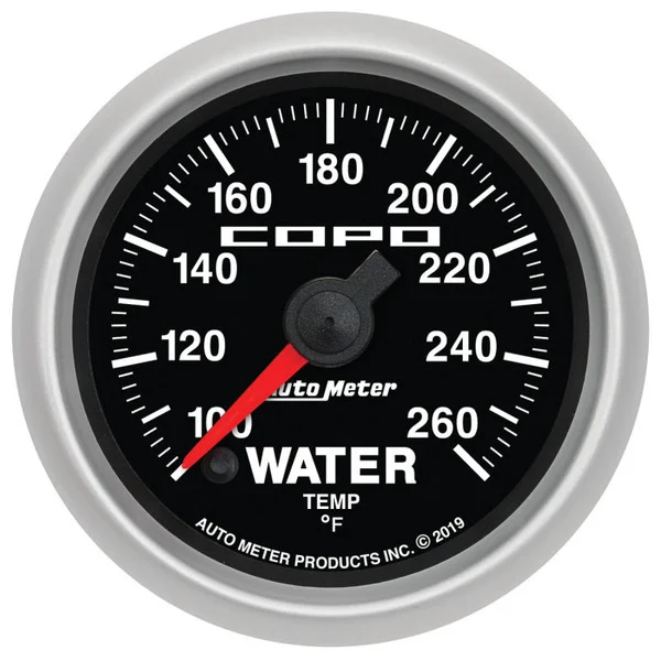 Autometer 52mm 100-260 Degree Digital Water Temp Gauge Chevrolet COPO Camaro – 880875