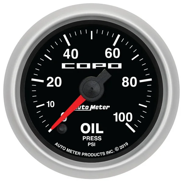 Autometer 52mm 100 PSI Digital Oil Pressure Gauge Chevrolet COPO Camaro – 880876