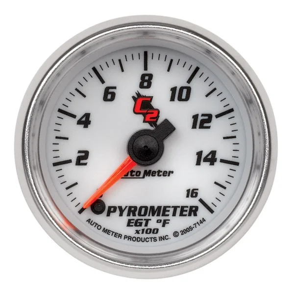 Autometer C2 52mm 1600 Deg F Electronic EGT Gauge – 7144