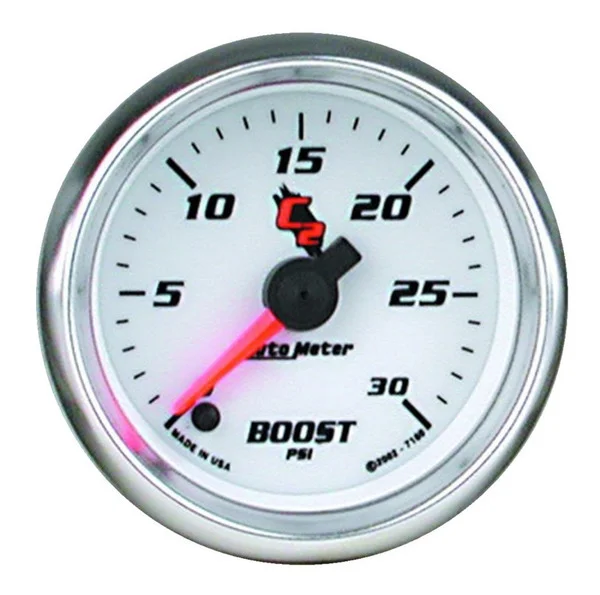 Autometer C2 52mm 30 PSI Electronic Boost Gauge – 7160