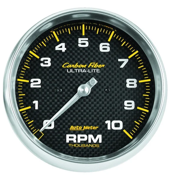 Autometer Carbon Fiber Series 5-inch 10000 RPM Tachometer – 4898