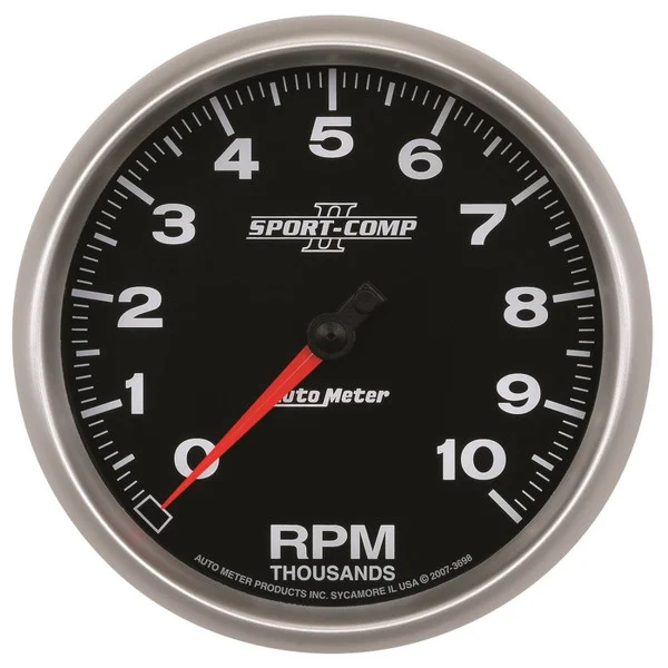 Autometer Sport-Comp II 5 inch 0-10000 RPM In Dash Tachometer – 3698