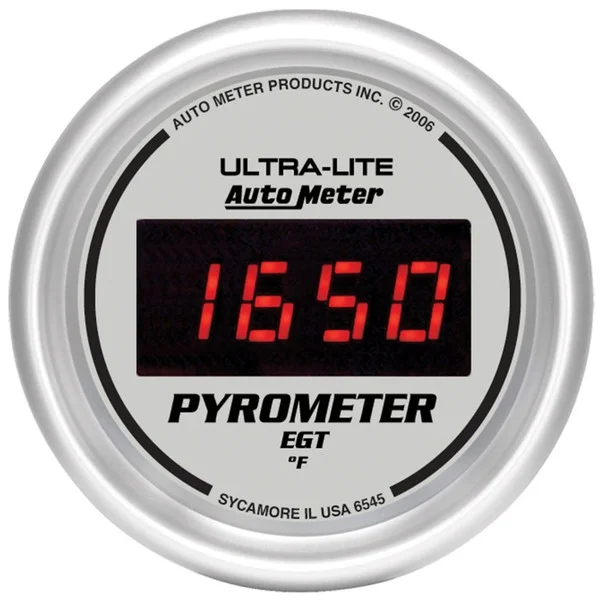 Autometer Ultra-Lite 52MM 0-2000 Degree Digital Pyrometer – 6545