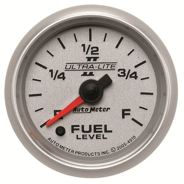 Autometer Ultra-Lite II 2-1/16in 0-280 Ohm Programmable Fuel Level Gauge – 4910