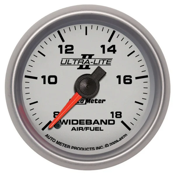 Autometer Ultra-Lite II 2 1/16in 8:1-18:1 AFR Analog Wideband FSE Air/Fuel Ratio Gauge – 4970