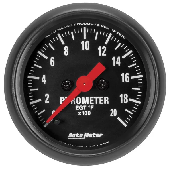 Autometer Z Series 52mm 2000 Degree Pyrometer (EGT) Gauge – 2655