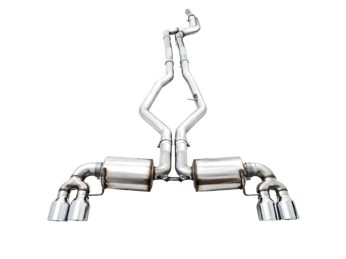 AWE Non-Resonated Touring Edition Exhaust for G2X M340i / M440i – Chrome Silver Tips – 3015-42148