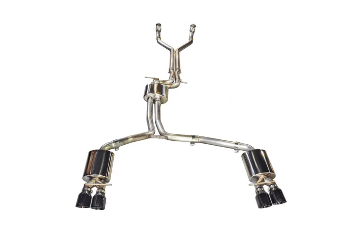 AWE Touring Edition Exhaust for Audi C7 S6 4.0T – Chrome Silver Tips – 3415-42010