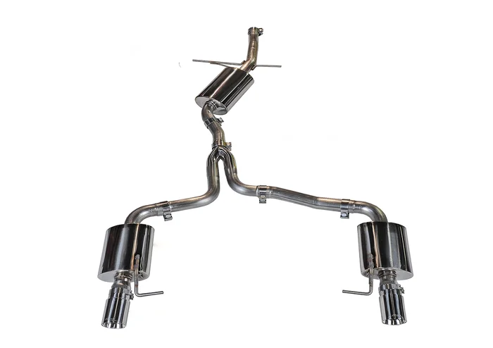AWE Touring Edition Exhaust for B8 A5 2.0T – Dual Outlet, Chrome Silver Tips – 3015-32022