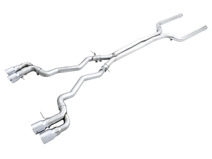 AWE Track Edition Cat-back Exhaust for BMW F90 M5 – Chrome Silver Tips – 3020-42070