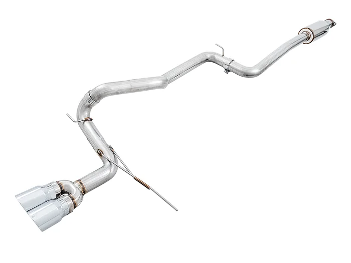 AWE Track Edition Cat-back Exhaust for Ford Focus ST – Chrome Silver Tips – 3020-32034