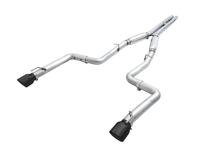 AWE Track Edition Exhaust for 15+ Charger 6.4 / 6.2 SC – Diamond Black Tips – 3015-33126