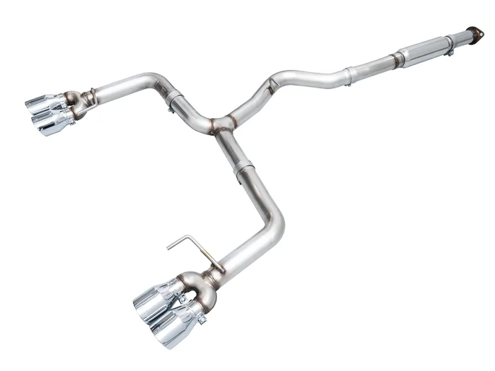 AWE Track Edition Exhaust for VB Subaru WRX – Chrome Silver Tips – 3020-42979