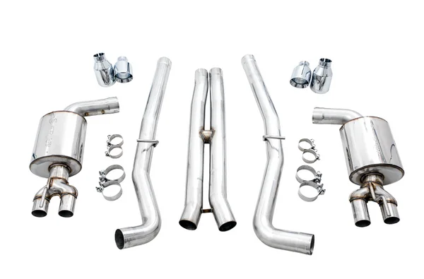 AWE Tuning 2015+ Dodge Challenger 6.4L/6.2L Non-Resonated Touring Edition Exhaust – Use Stock Tips – 3020-11028