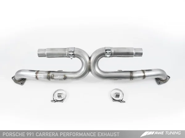 AWE Tuning 991 Carrera Performance Exhaust – Use Stock Tips – 3015-11020