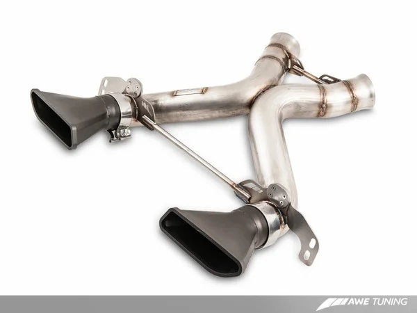 AWE Tuning McLaren 650S Performance Exhaust – Black Tips – 3010-33026