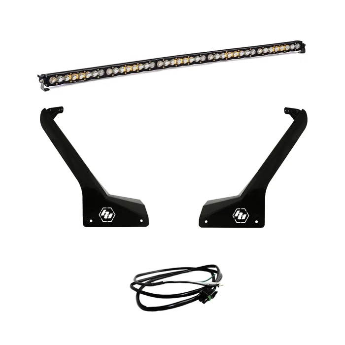 Baja Designs Jeep JL/JT Roof Bar LED Light Kit 50 in. S8 w/ Upfitter – 447665up