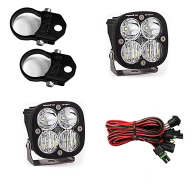 Baja Designs Polaris LED Light Pods 1.75 in. Harness A-Pillar Mounts Kit Squadron Sport – 557101