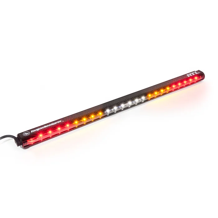 Baja Designs RTL-S LED Rear Light Bar w/ Turn Signal (Solid Red, Flashing Amber, Solid White (Center), Flashing Amber, Solid Red) – 103004