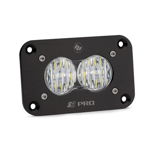 Baja Designs S2 Pro Flush Mount LED Light Pod, Wide Cornering – 481005