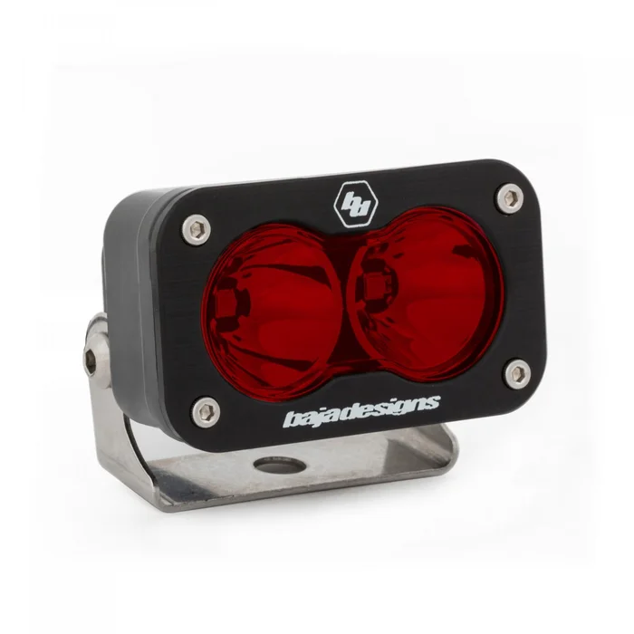Baja Designs S2 Sport LED Light Pod, Spot (Red) – 540001RD
