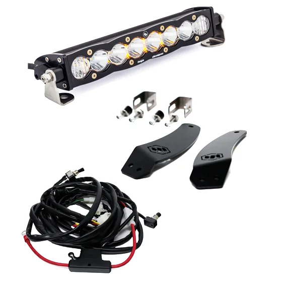 Baja Designs S8 10 in. Grille Mount Light Bar Kit: 20-21 Arctic Cat, 18-19 Wildcat XX – 447138