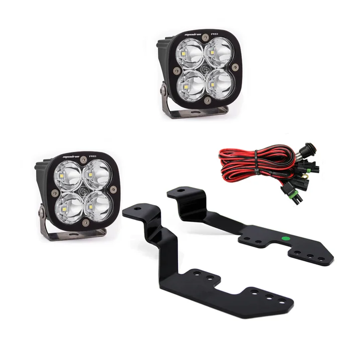 Baja Designs Squadron Pro A-Pillar Light Kit, Spot: 14-18 Silverado/Sierra 1500, 15-19 Colorado/Canyon – 447604