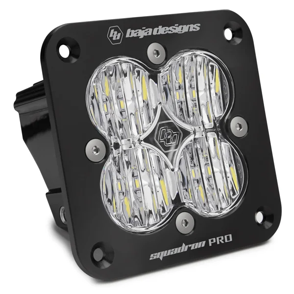 Baja Designs Squadron Pro Flush Mount LED Light Pod, Wide Cornering – 491005