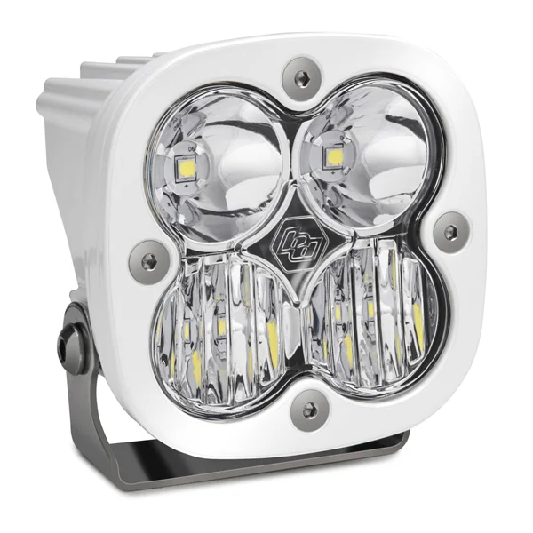 Baja Designs Squadron Pro LED Light Pod, Driving/Combo, White Housing – 490003WT