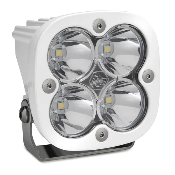 Baja Designs Squadron Pro LED Light Pod, Spot, White Housing – 490001WT
