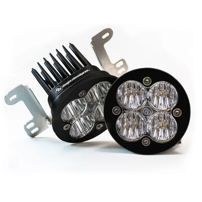 Baja Designs Squadron-R SAE Fog Pocket Light Kit: 10-18 Jeep JK w/ Standard OE Bumper – 447621