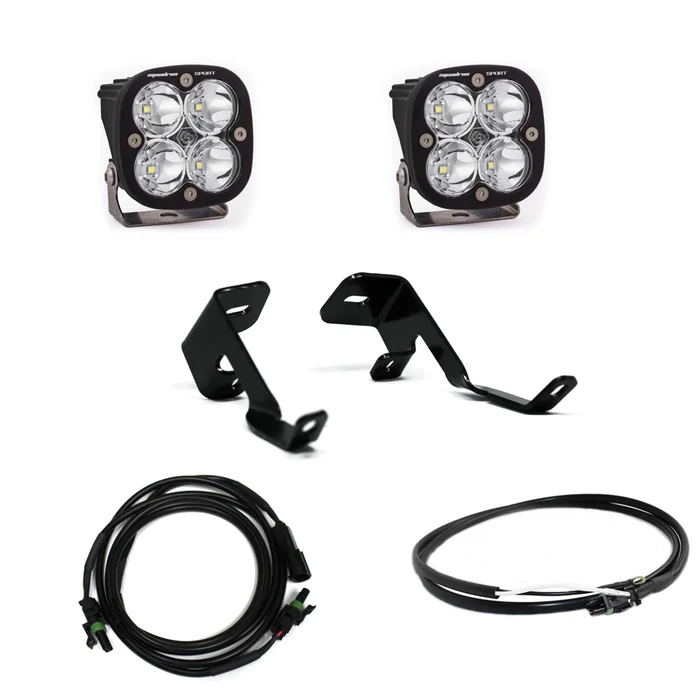 Baja Designs Squadron Sport A-Pillar Light Kit, Upfitter Harness: 15-20 F-150, 17-20 Raptor – 447599