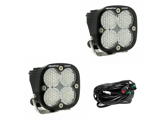 Baja Designs Squadron Sport LED Light Pod, Work/Scene (Pair) – 557806