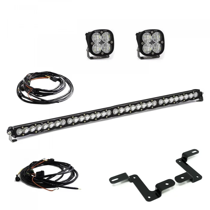 Baja Designs Squadron Sport/S8 40 in. A-Pillar/Cowl Mount Light Kit: 18+ Jeep JL/JT – 447506