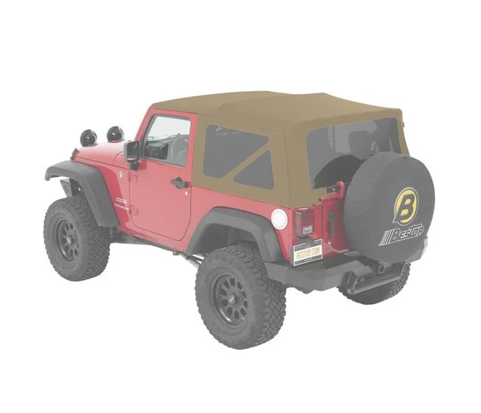 Bestop Jeep Wrangler JK, 2-Door, Window Set – 58442-74
